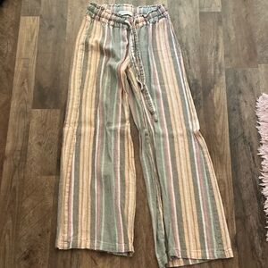 Vanilla Star Pastel Striped Pants